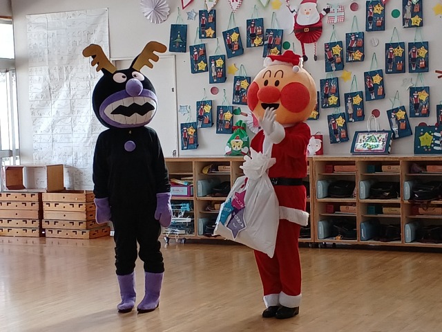 誕生日会とクリスマス会の画像